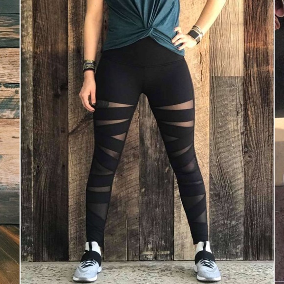 🍋  Lululemon Wunder Under High Rise Tech Mesh 28” - Picture 9 of 15